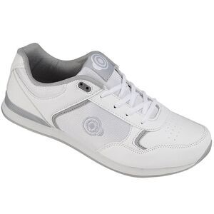 Dek Mens Geometric Bowling Trainers / White